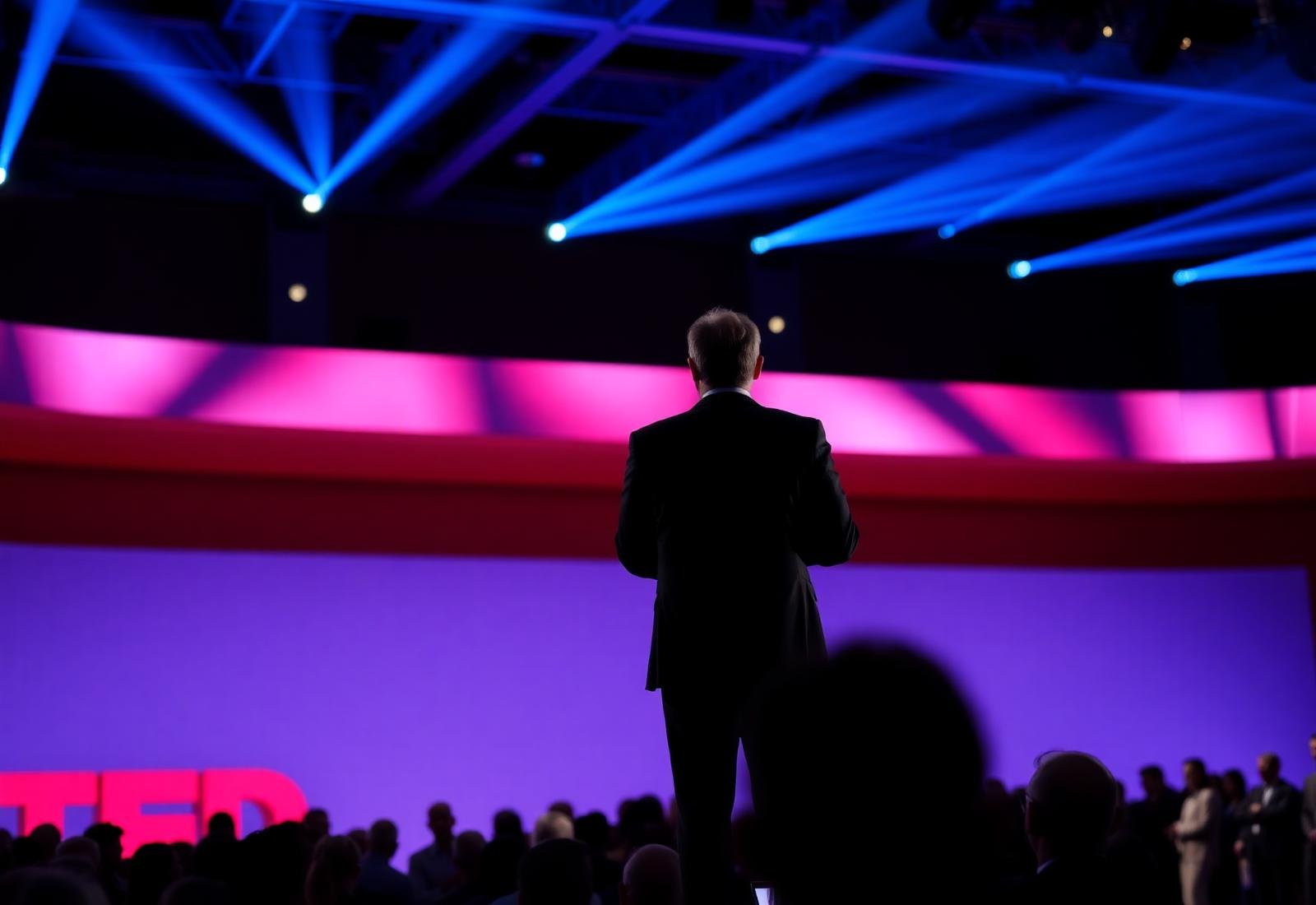 Eric Sean Clay delivering a keynote on stage